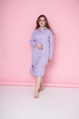 Сукня-сорочка Муслін Ліловий