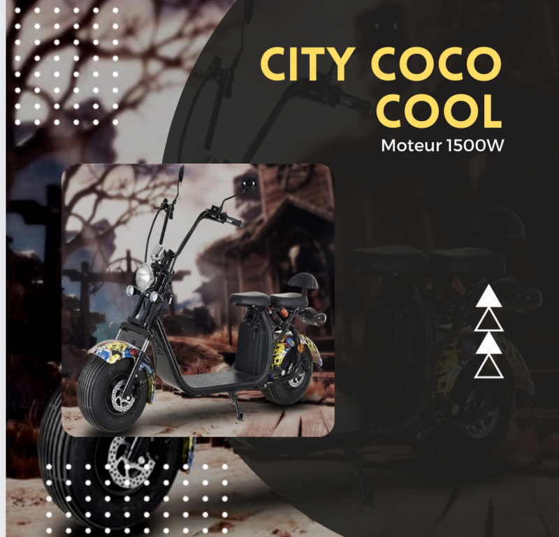 Flyers A5 Moto électrique Coco Cool x 100 ex.