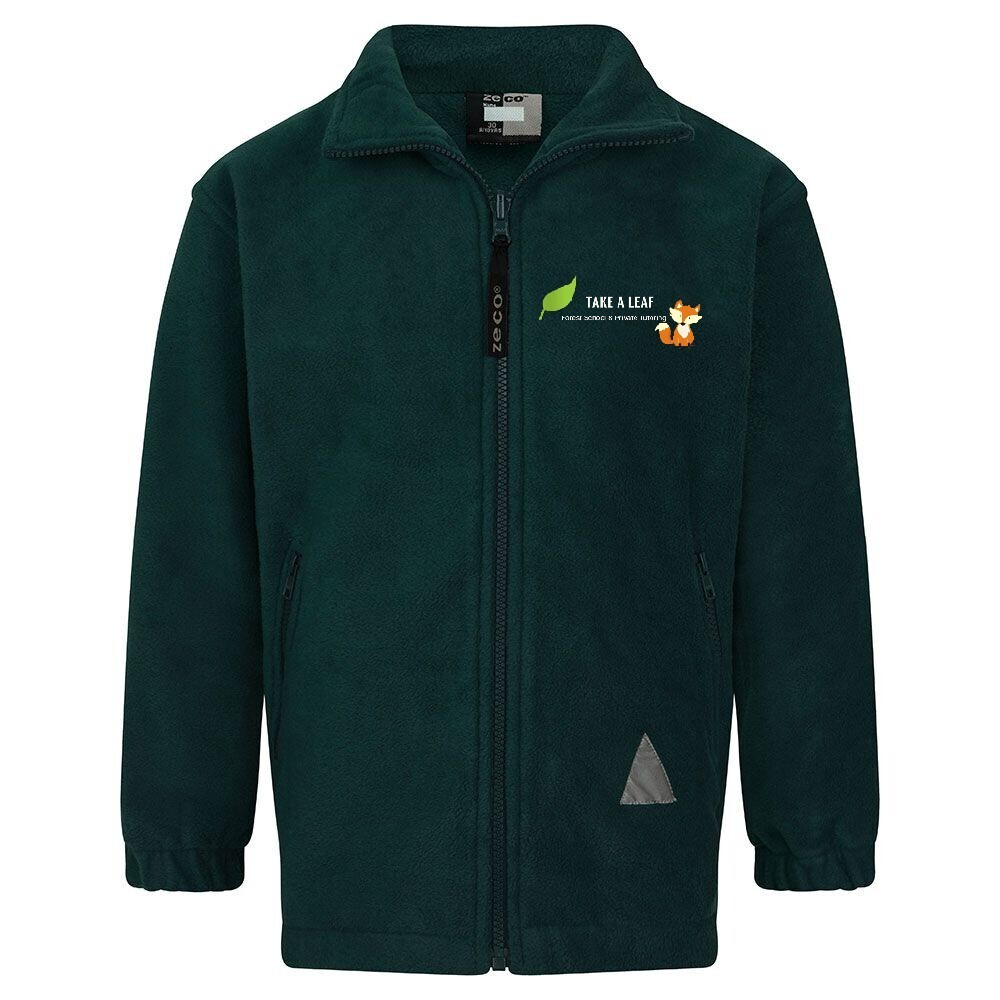Fleece with embroidered logo