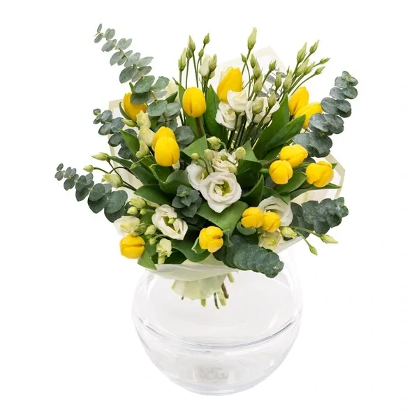 Värskelt moodne tulbikimp