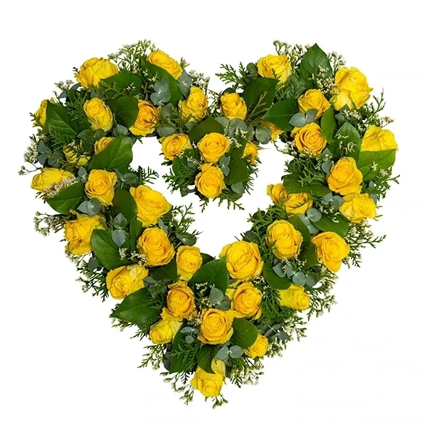 Südamekujuline matusepärg