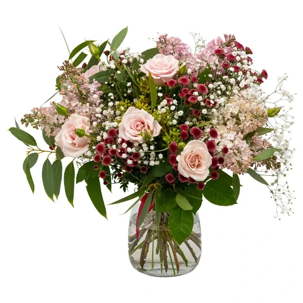 Vintage stiilis lillekimp roosidega