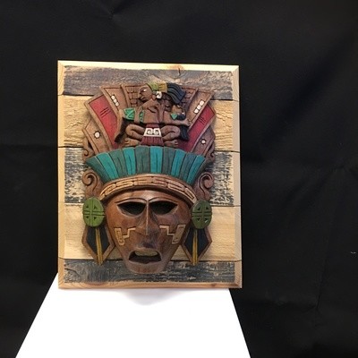 Framed Mayan Mask