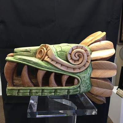 Mayan Snake Head