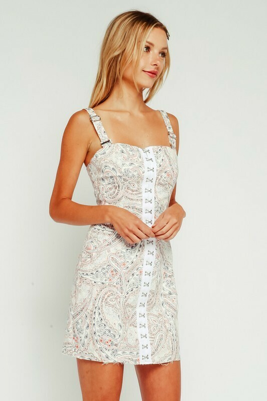 Paisley Hook &amp; Eye Dress