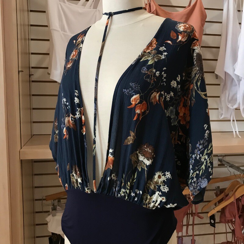 Floral Choker Bodysuit