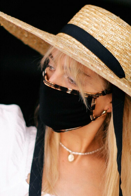 Leopard Lining Cotton Mask