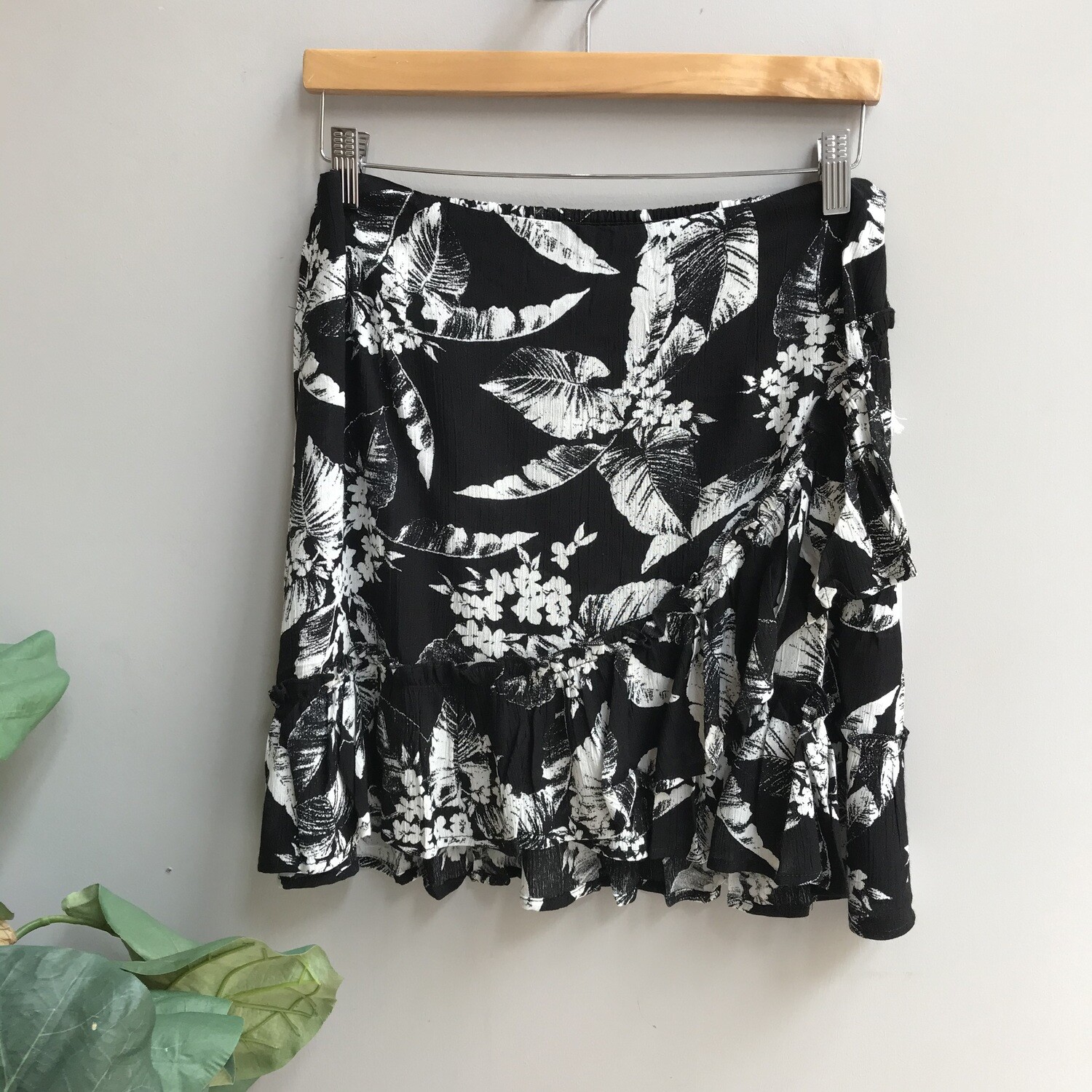 Floral Ruffle Skirt