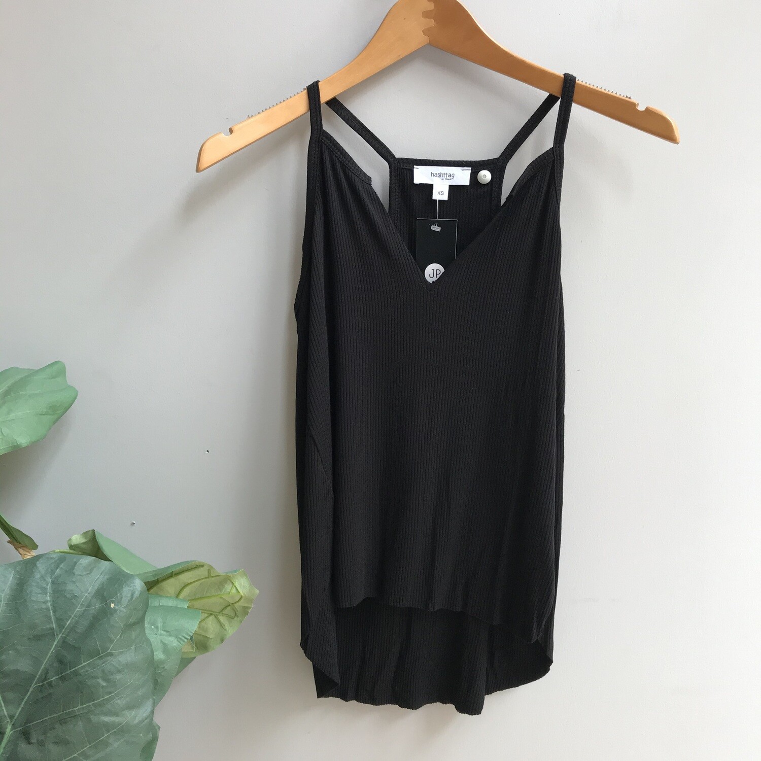 Split Center Ribbed Cami