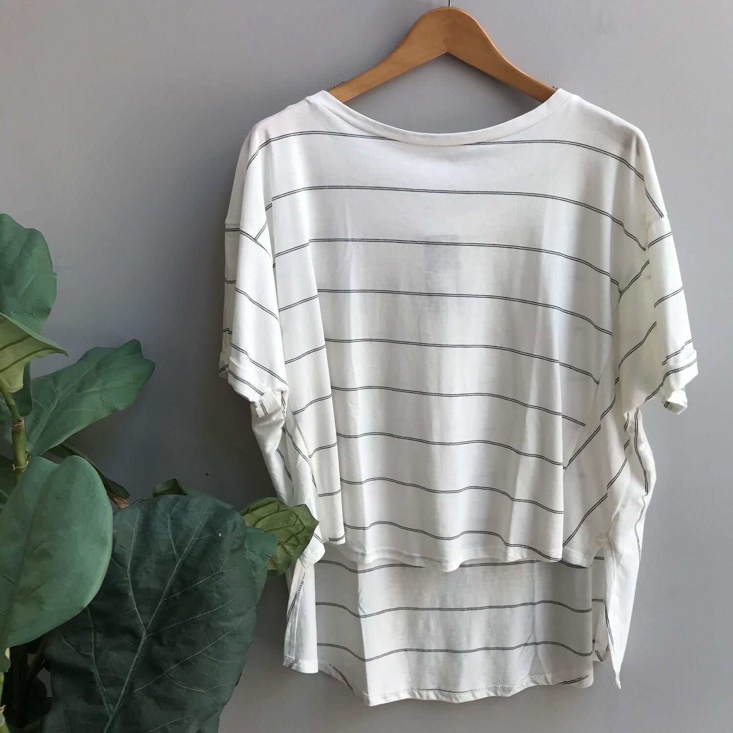 Hi Low Stripe Tee