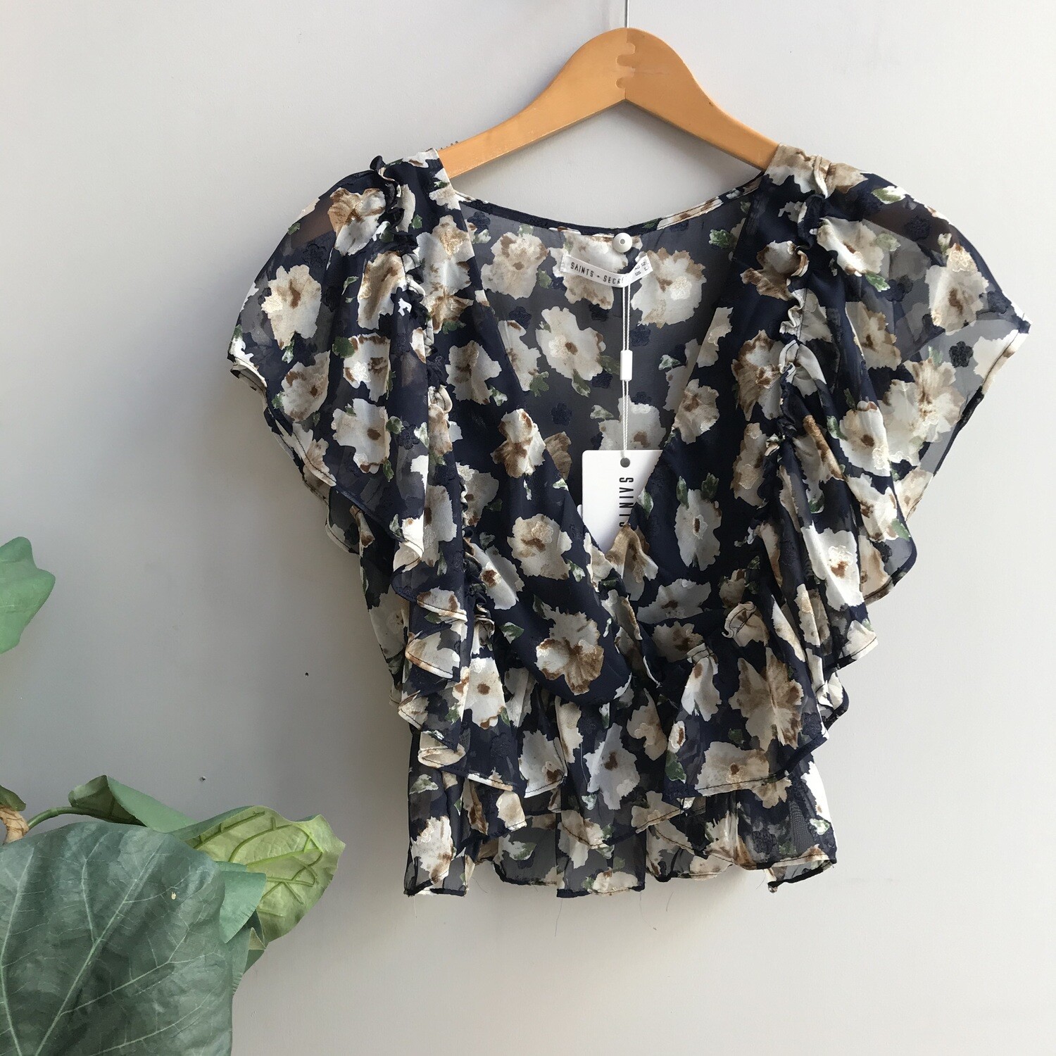 Rebecca Floral Chiffon Blouse