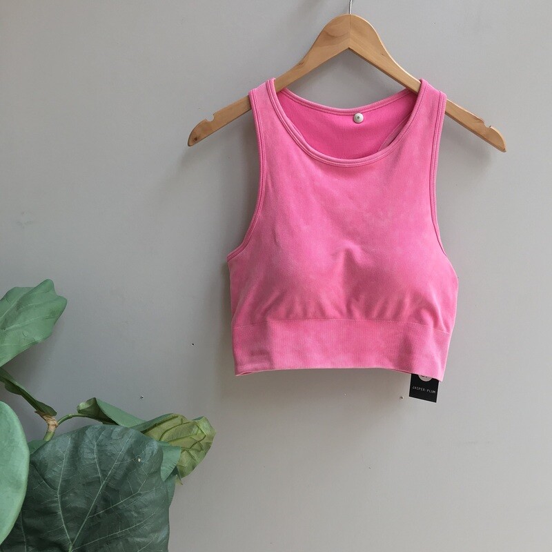 Diamond Back Mineral Wash Seamless Sports Bra