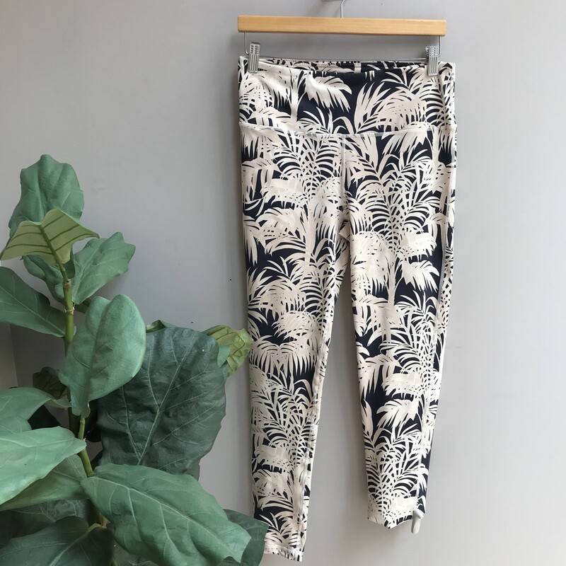 Highwaist Coconut and Palm Trees Print Leggings