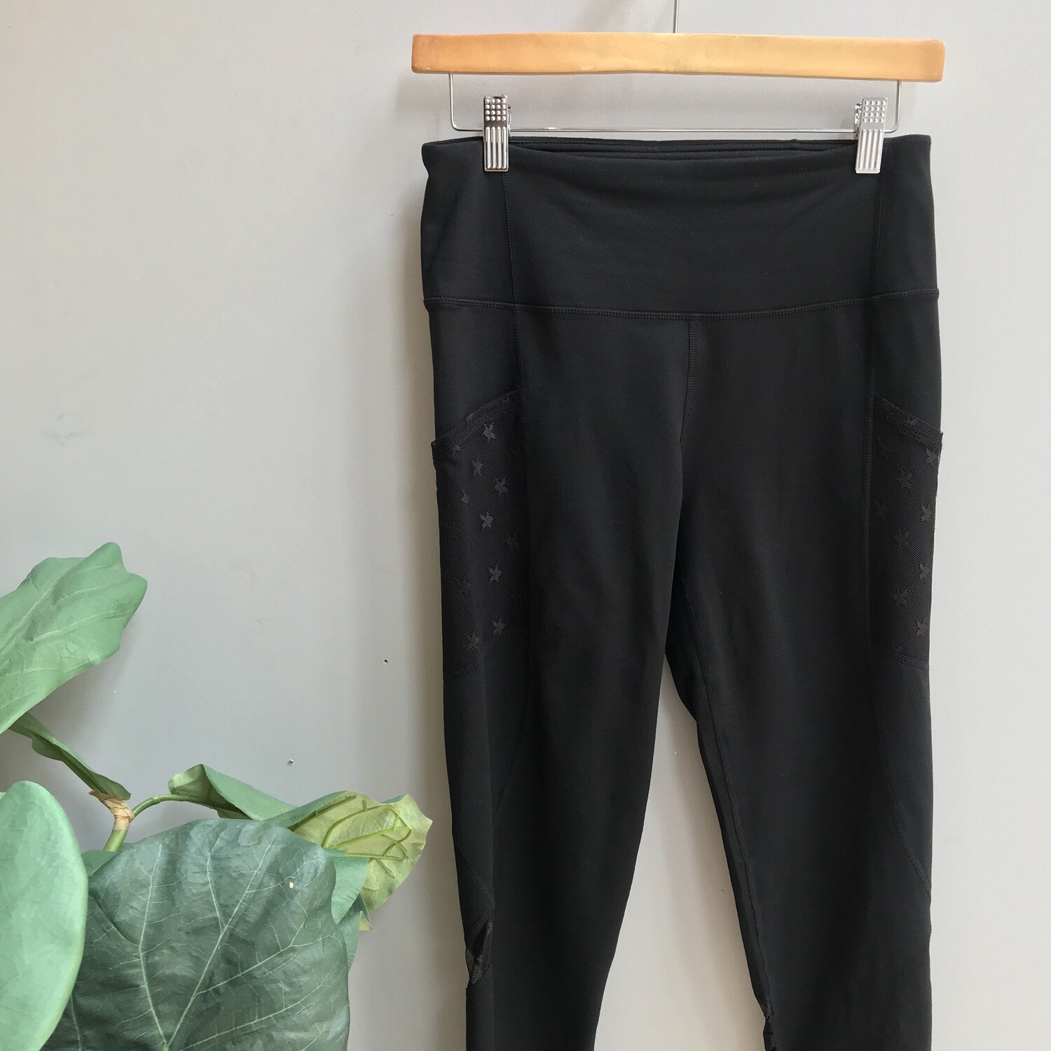 Star Mesh Zig Zag Highwaist Leggings