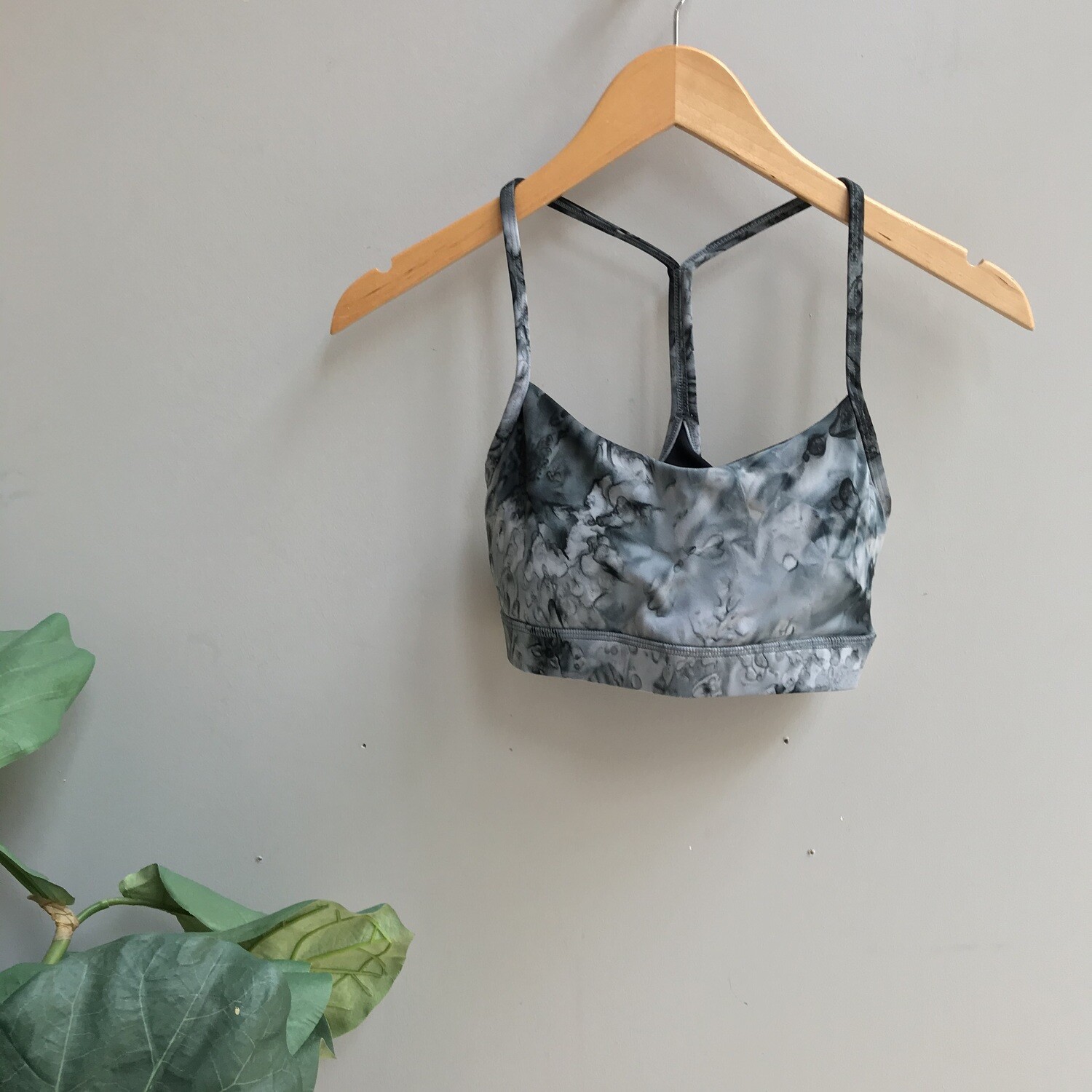 Wishbone Yoga Padded Sports Bra Cloud Dye
