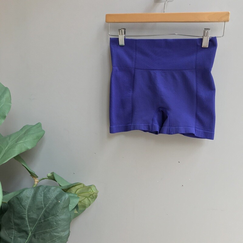 Ribbed &amp; Smooth Combo Highwaist Short Shorts