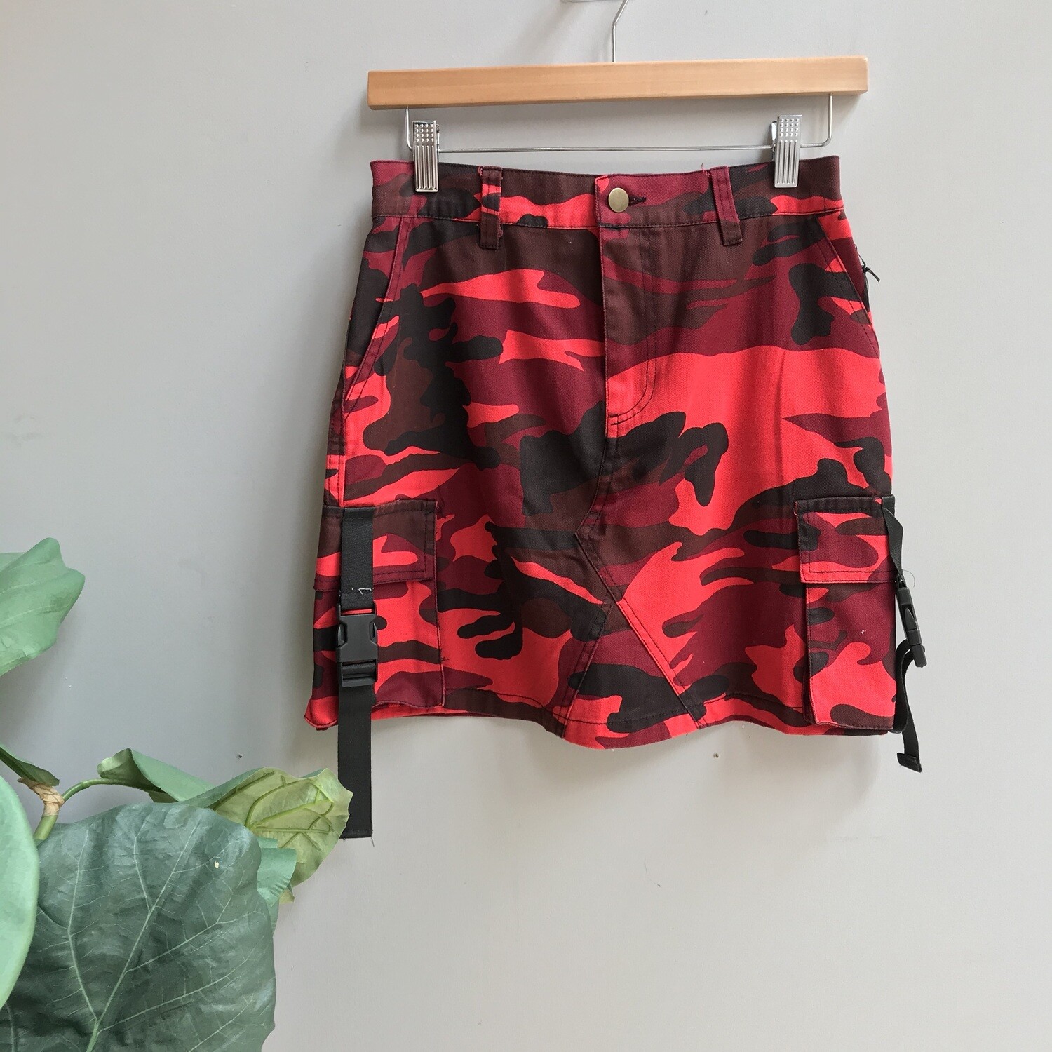 Camo Print Skirt
