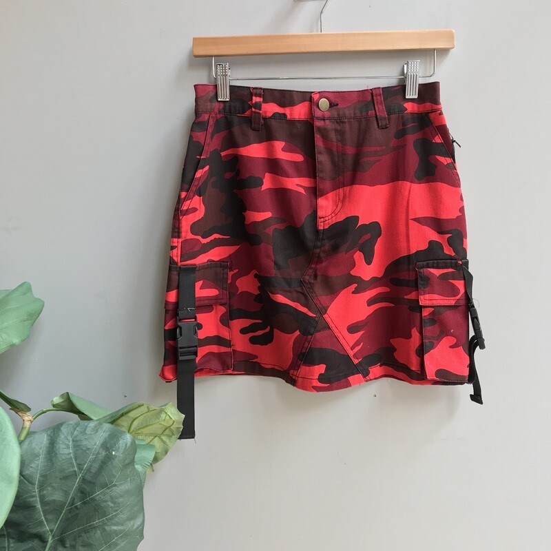 Camo Print Skirt