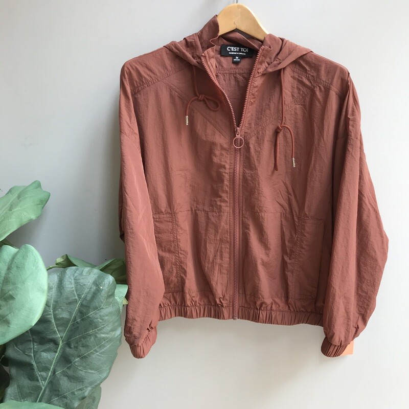 Zip-Up Windbreaker Jacket