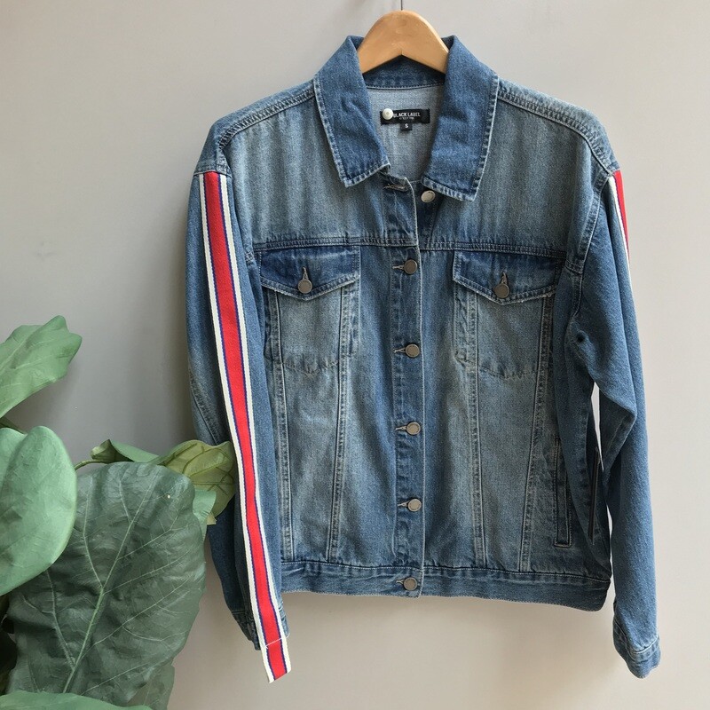 Sleeve Stripe Oversized Jacket