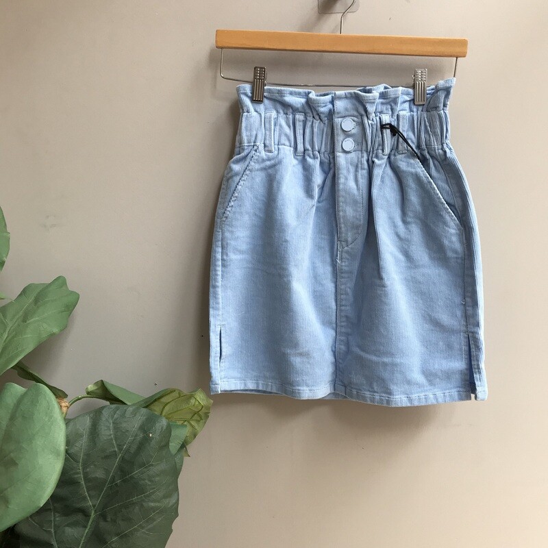Paperbag Corduroy Skirt