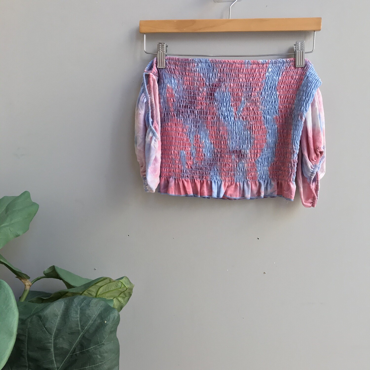 Off Shoulder Tie Dye Top