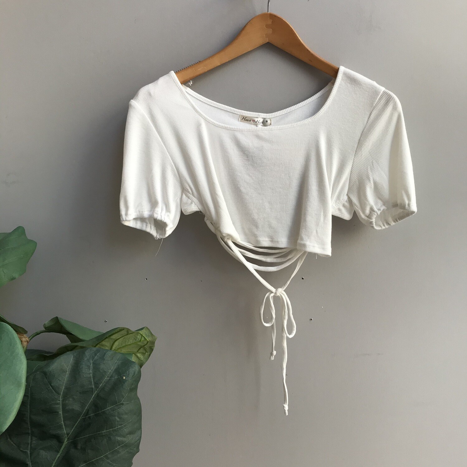 Back Lace Up Crop