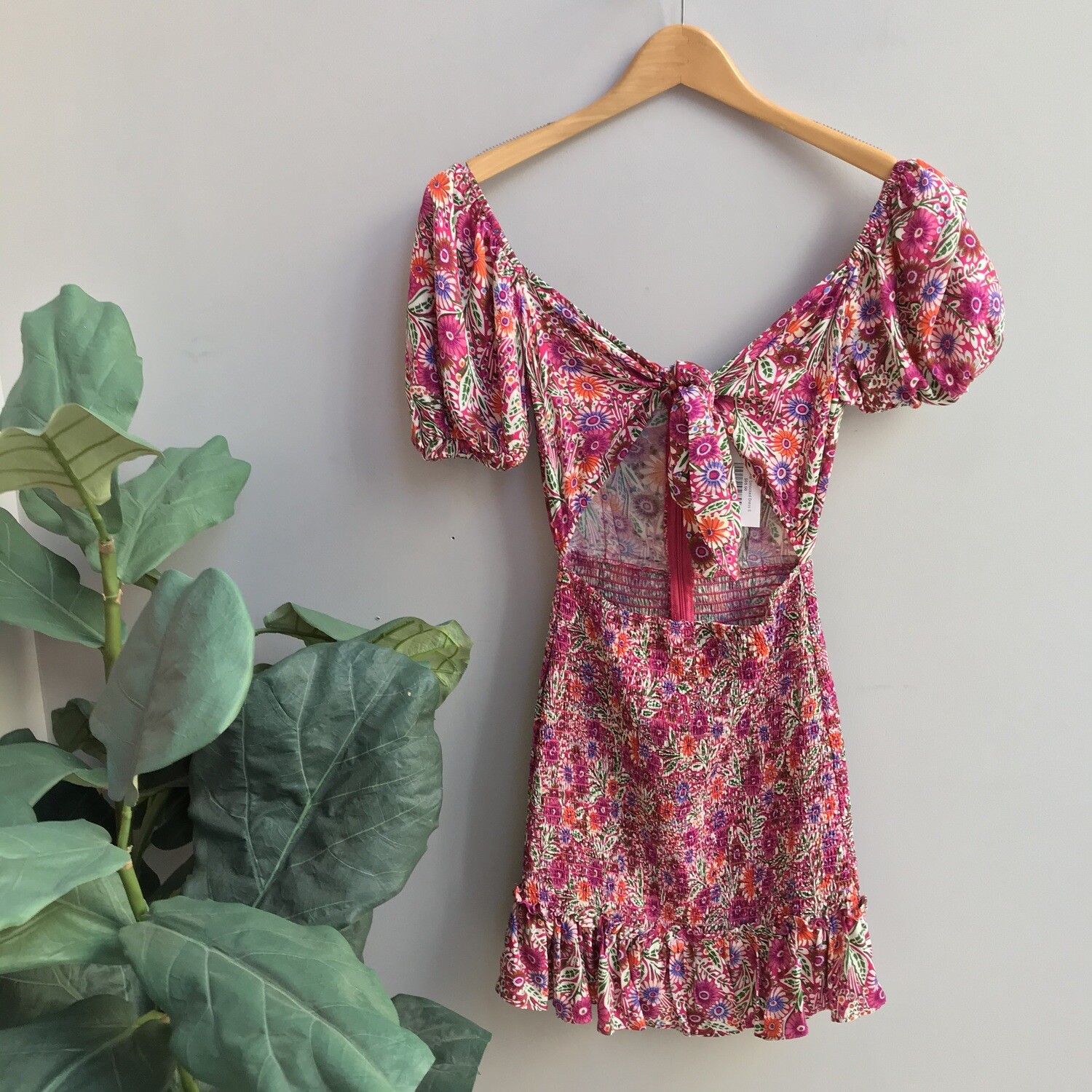 Taylor Floral Print Smocked Dress