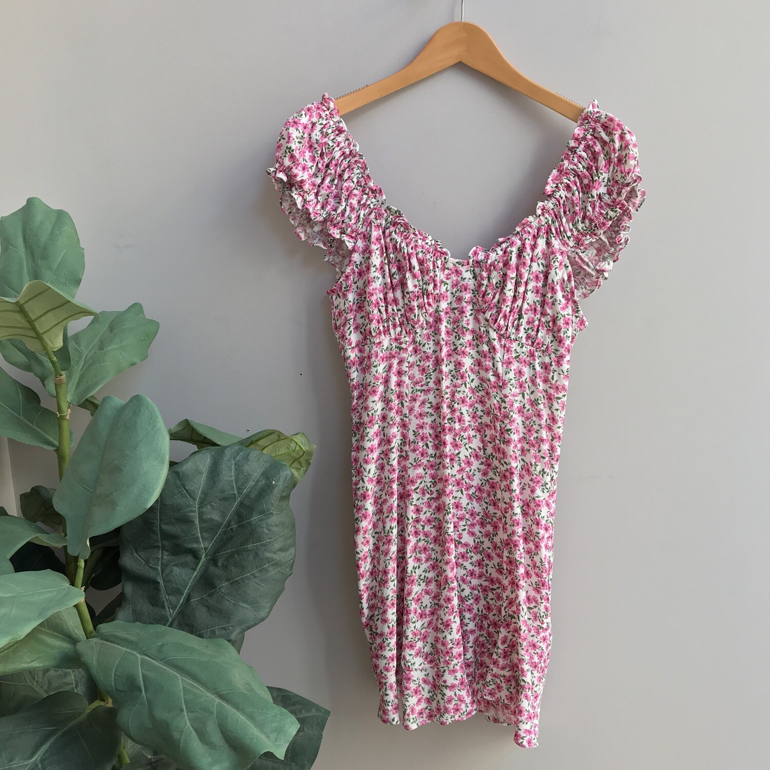 Layla Back Tie Floral Dress