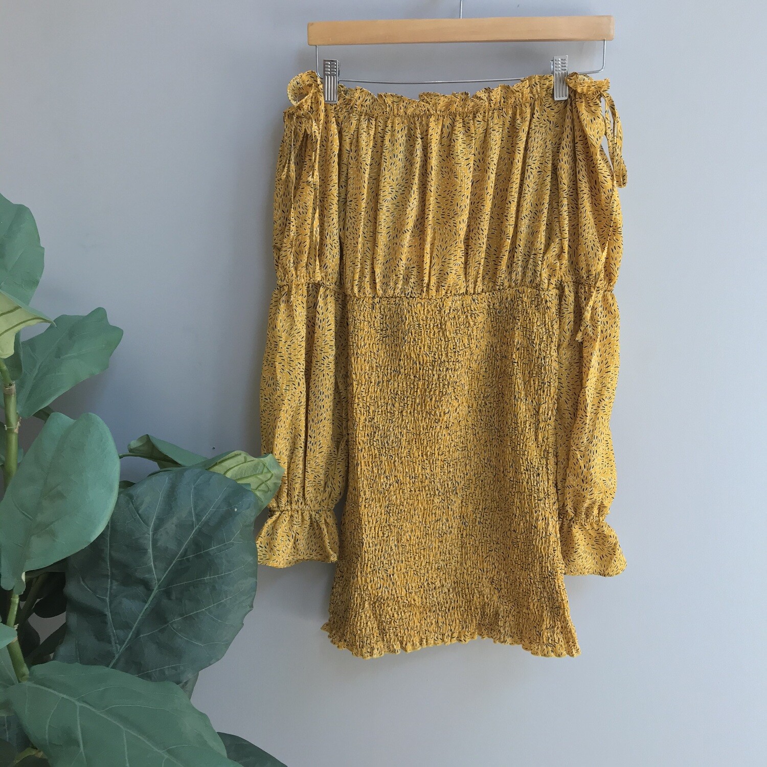 Stephanie Off Shoulder Smocked Dress