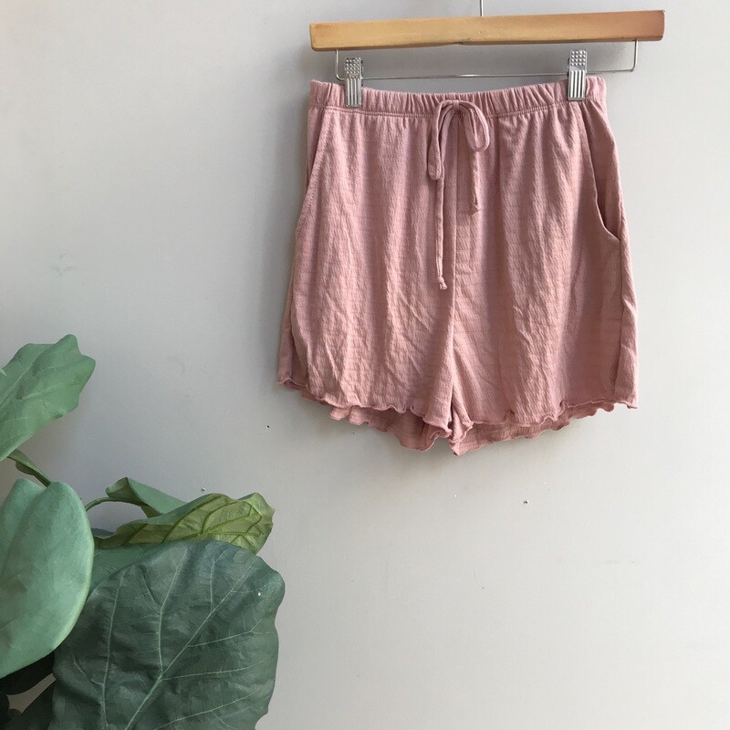 Jordyn Lettuce Hem Lounge Shorts