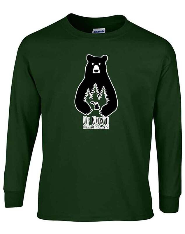 Forest Green Up North Bear Hug