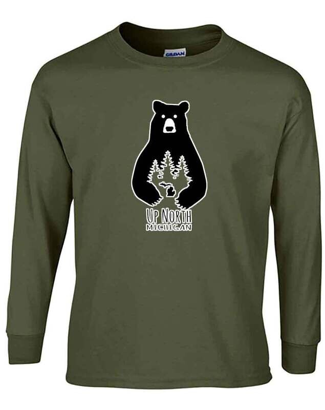 Military Green Up North Bear Hug