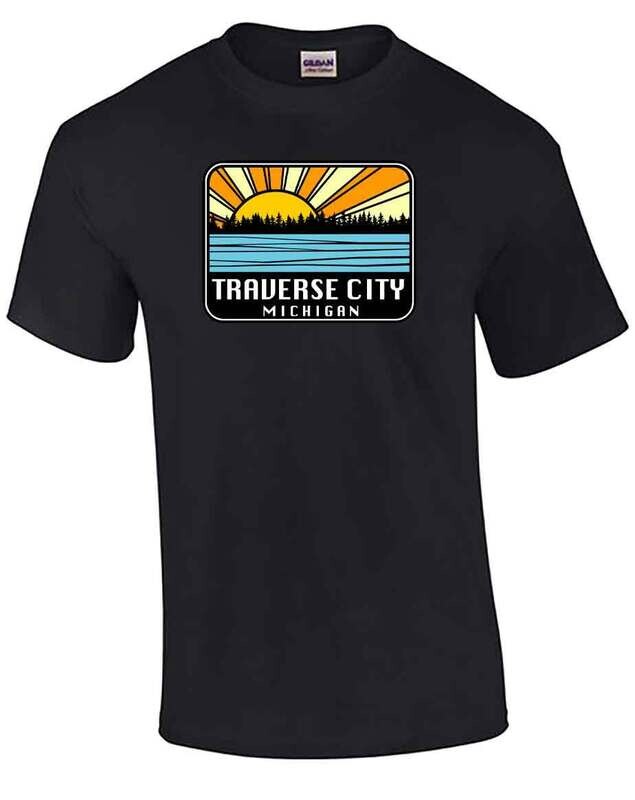 Black Traverse City Sunburst
