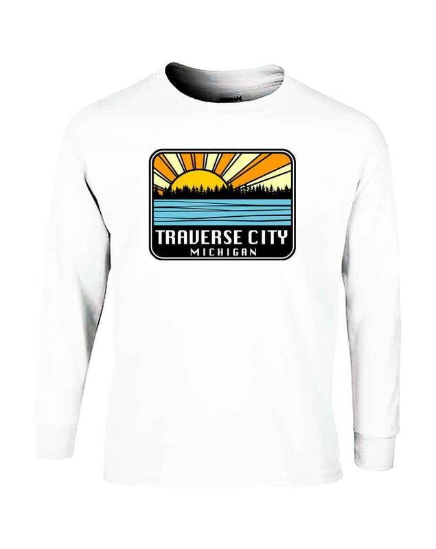 White Traverse City Sunburst
