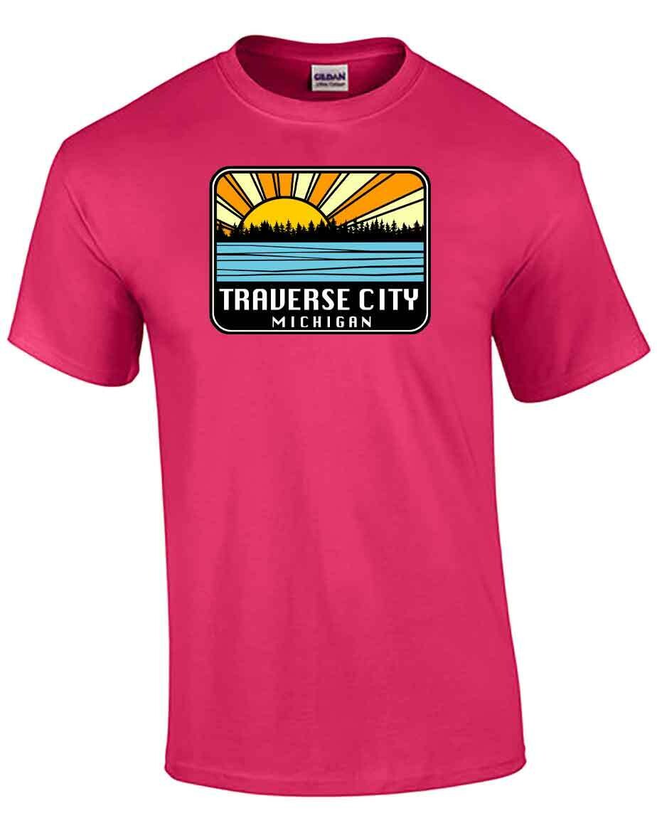 Pink Traverse City Sunburst