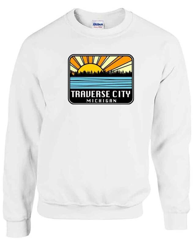 White Traverse City Sunburst