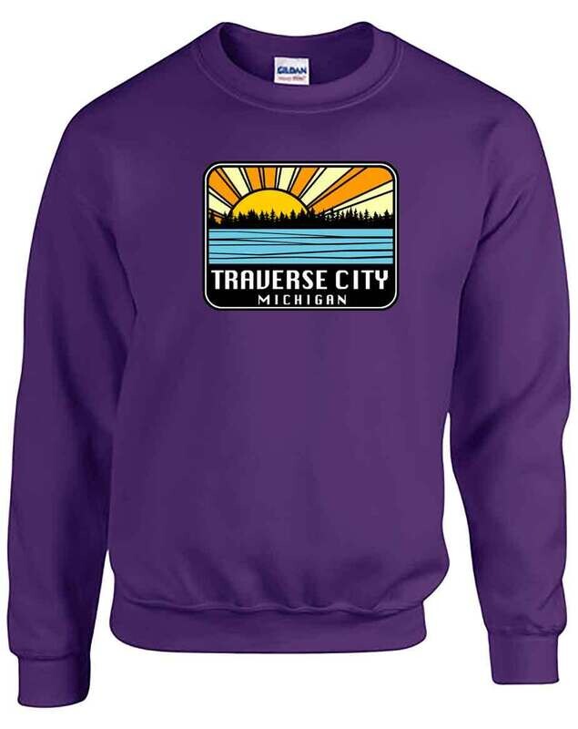 Purple Traverse City Sunburst