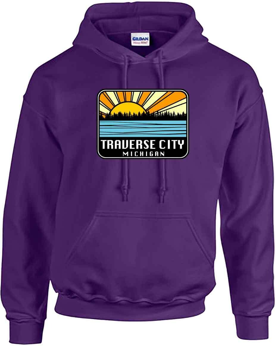 Purple Traverse City Sunburst