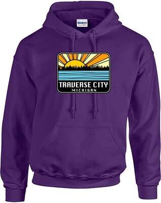 Purple Traverse City Sunburst