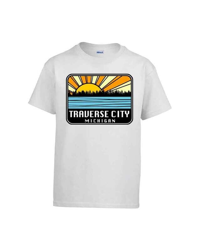 White Traverse City Sunburst