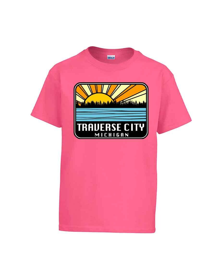 Pink Traverse City Sunburst