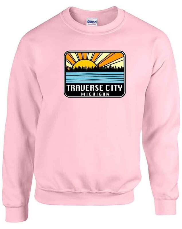 Pink Traverse City Sunburst