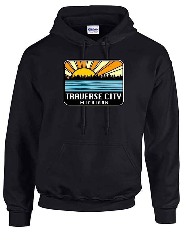 Black Traverse City Sunburst