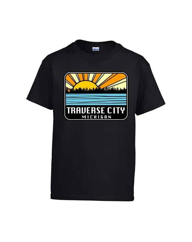 Black Traverse City Sunburst