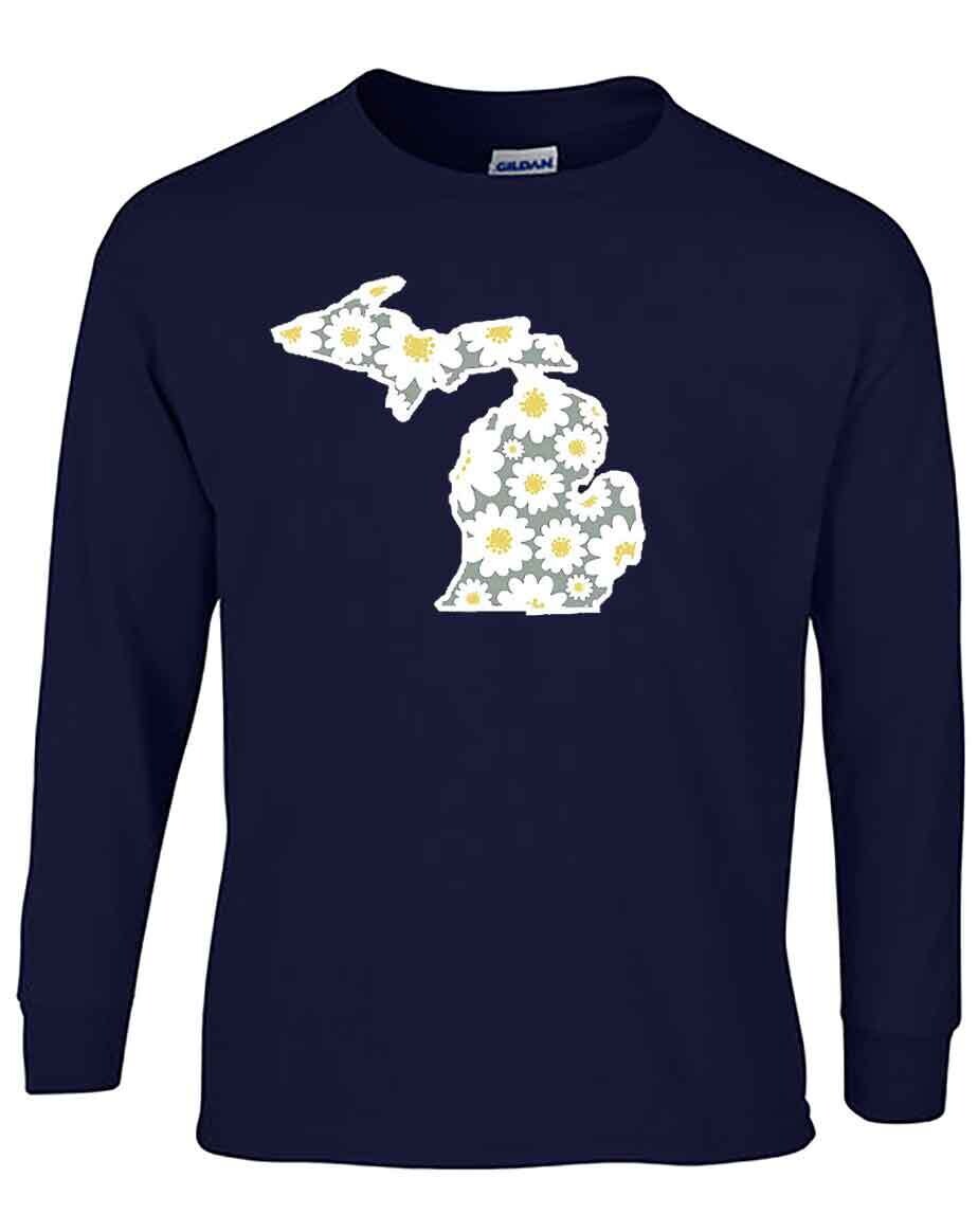 Navy Michigan Daisies