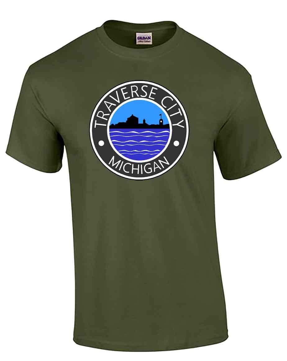 Military Green Traverse City Circle