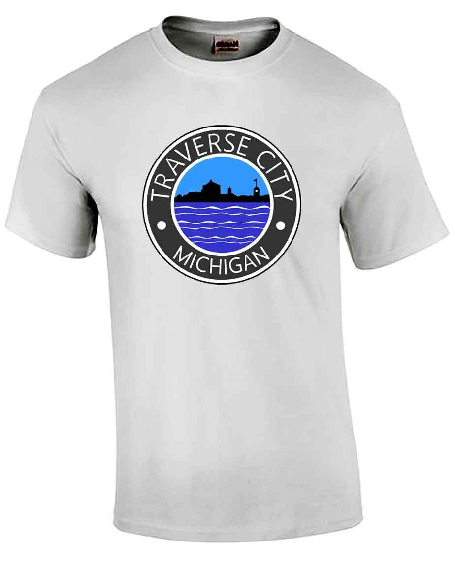 White Traverse City Circle