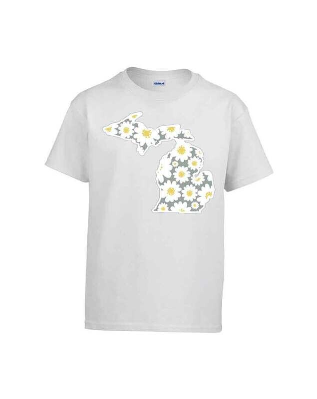 White Michigan Daisies