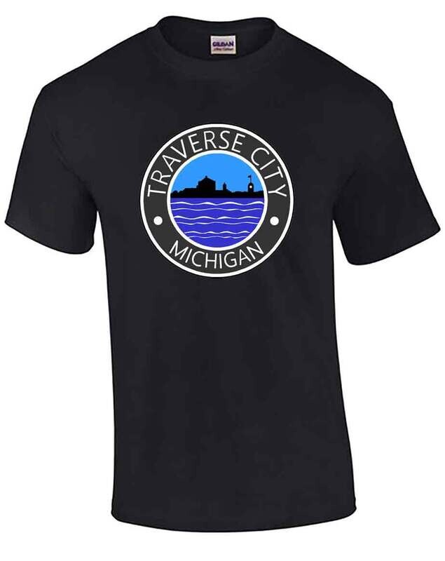 Black Traverse City Circle